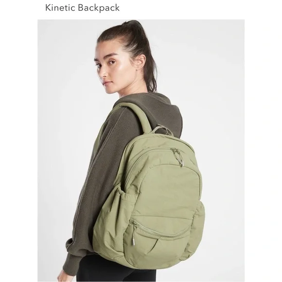 Athleta Kinetic Backpack in Shadow Olive NWT - Picture 1 of 13